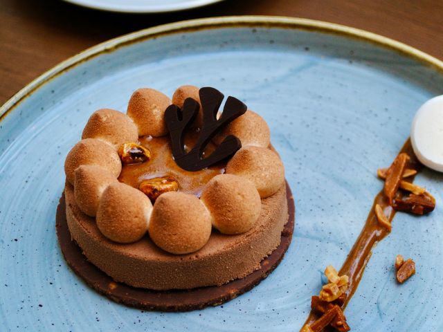 Le Jardin Tarte chocolat praliné Yver Chocolatier